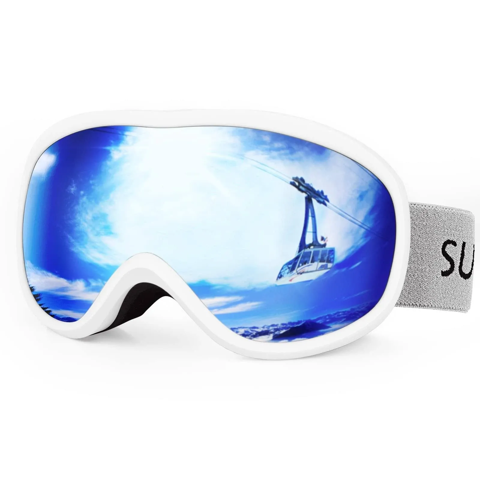 Supertrip Snow Ski Goggles Anti-Fog 100% UV Protection Snowboard Skiing Goggl...