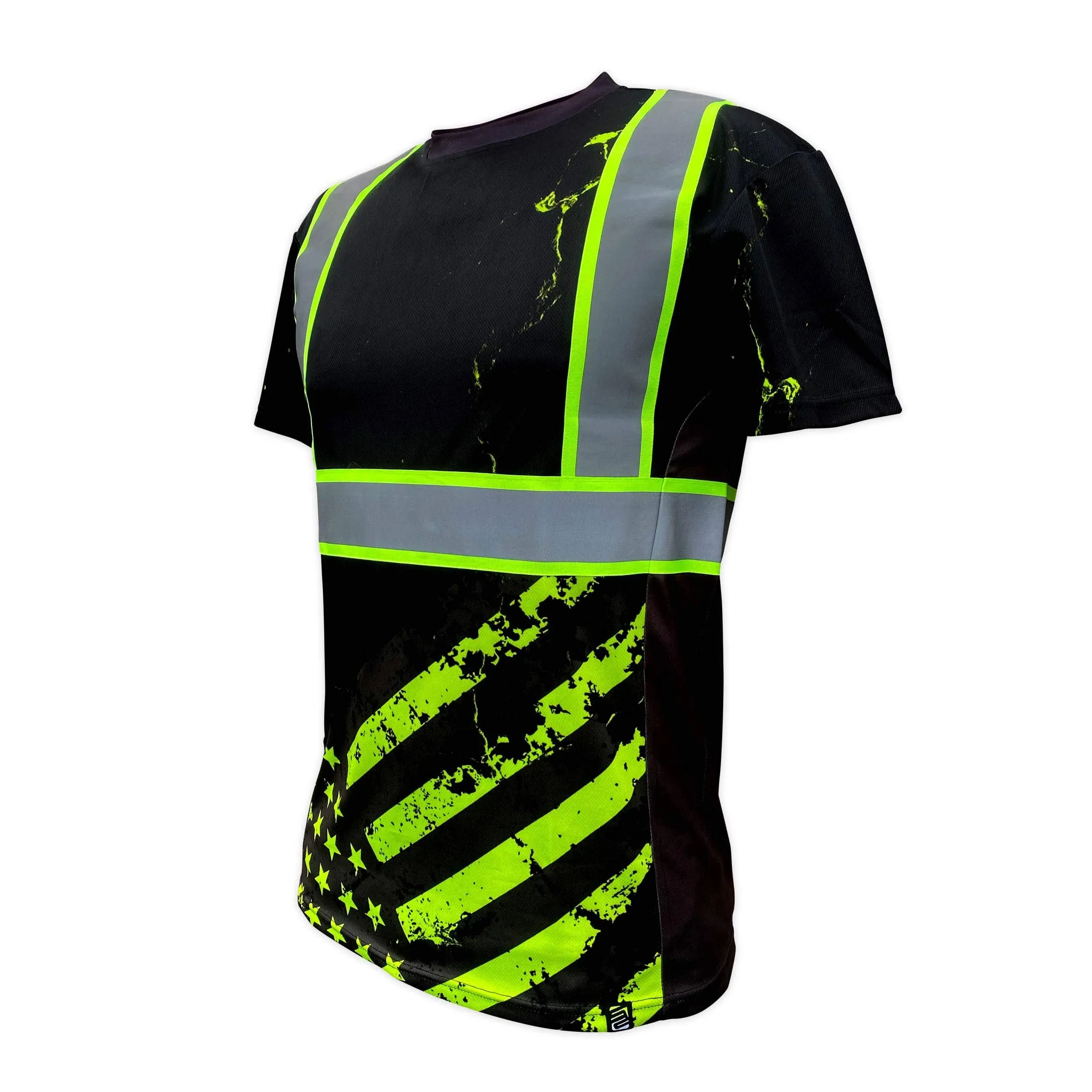 SafetyShirtz SS360º Stealth American Grit Type-O Reflective Safety T-Shirt