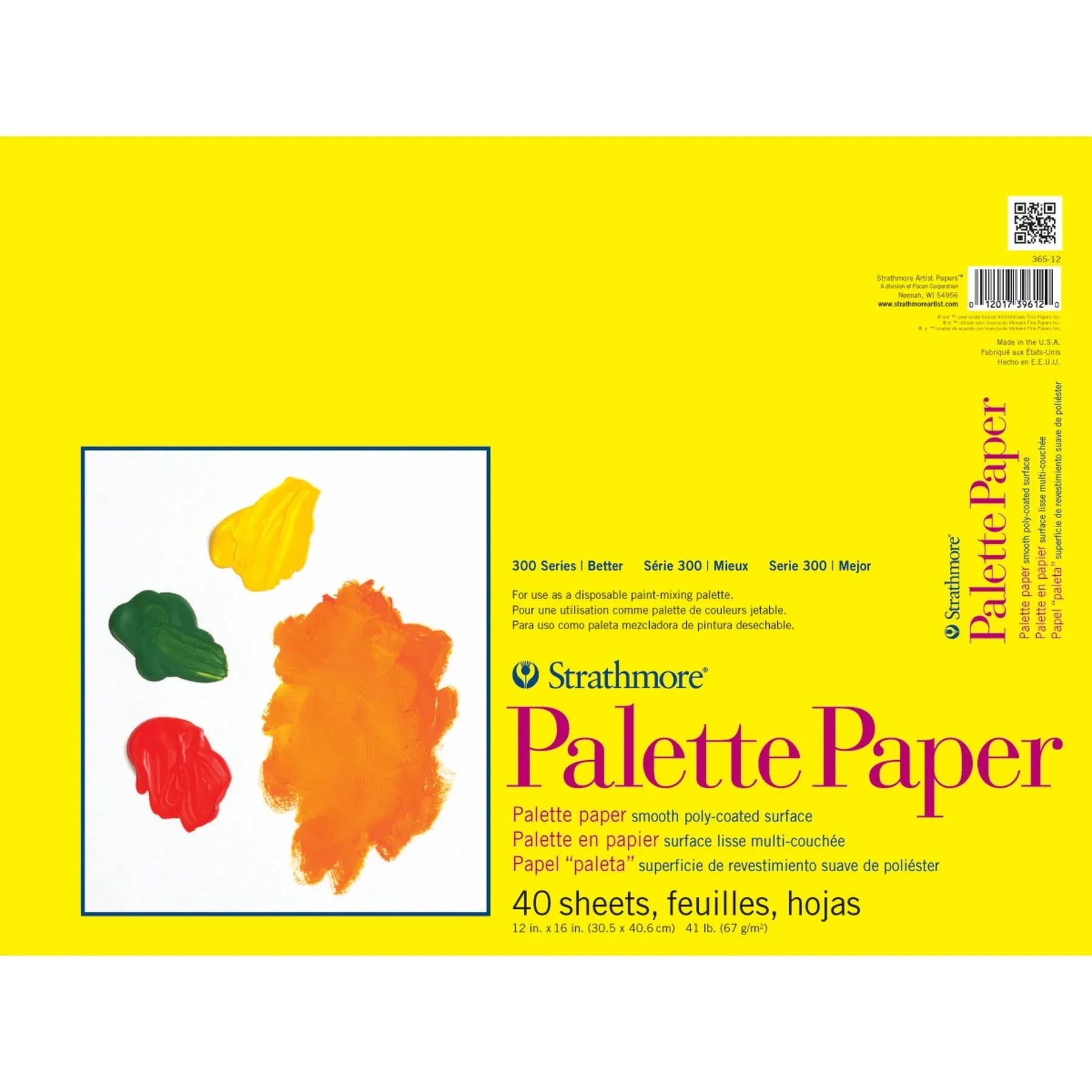 Strathmore Paper Palette Pad 12 in. x 16 in.