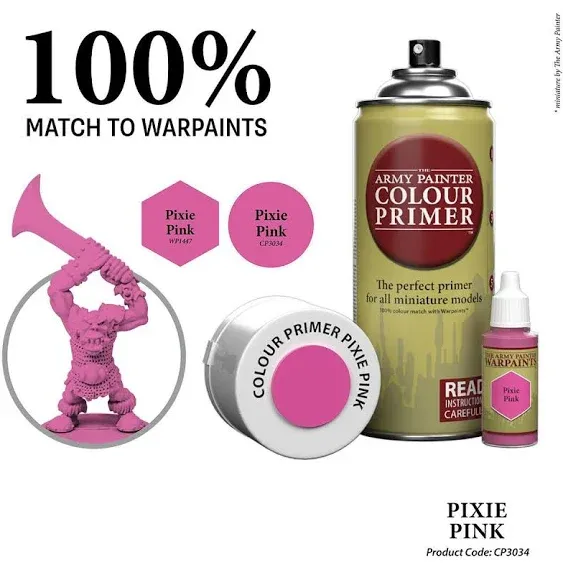 Army Painter Colour Primer Pixie Pink