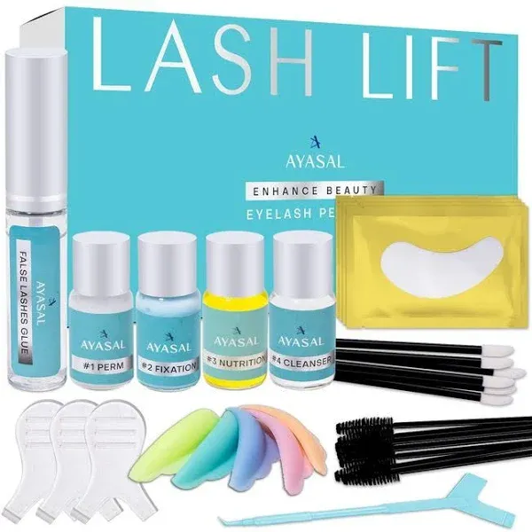 Lash Lift Kit Eyelash Perm Kit, with Detailed Instruction Eyelash Lift Kit, E...