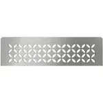 Schluter SHELF-N Brushed Stainless Steel Floral Niche Shelf