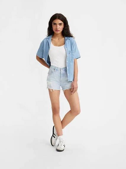 Levi's 501 Original Denim Shorts in Promise Me - Blue