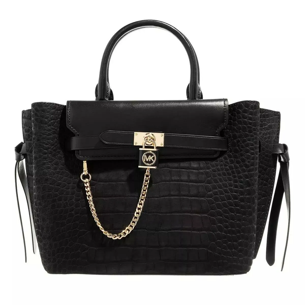 Michael Kors | Michael Kors Hamilton Legacy Large Belted Satchel Black One Size | Realry