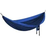 ENO SingleNest Hammock - Lightweight, 1 Person Portable Hammock - for Camping, Hiking, Backpacking, Travel, a Festival, or The Beach - Navy/Royal