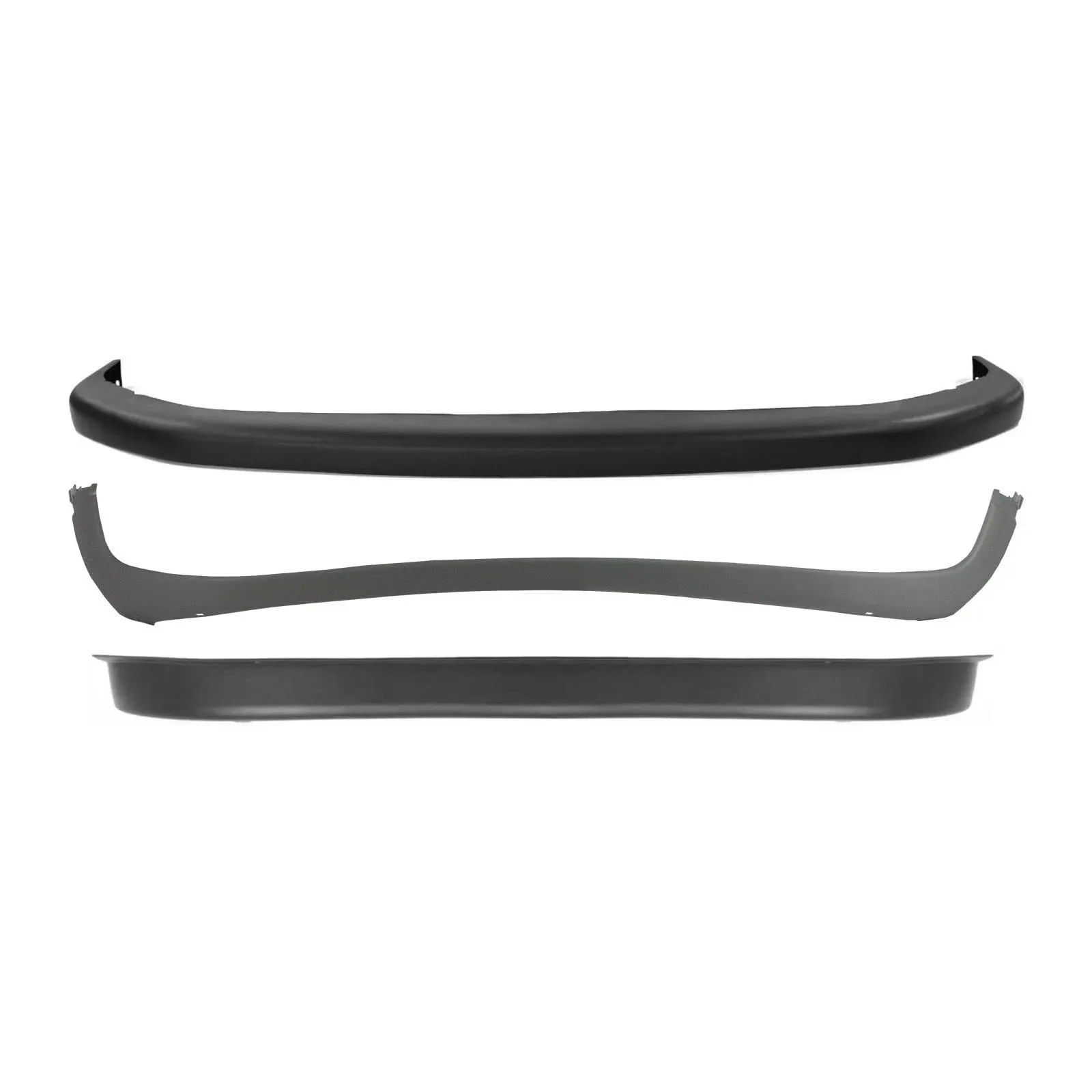 Bundle for 94-01 Dodge Pickup Ram Front Bumper Upper Pad Lower Valance Air Dam