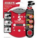 Diablo DCD050VFNH07G 5 in. Refinishing Sanding Disc with Hook & Lock