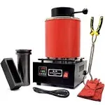 TOAUTO 3KG Digital Metal Melting Furnace kit Smelter Refining w/ 75ml Ingot Mold  | eBay