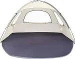 WhiteFang Beach Tent Anti UV Portable Sun Shade Shelter for 3 Person