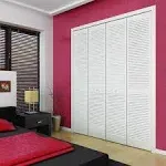 Kimberly Bay Louvered Wood Primed Bi-Fold Door