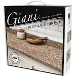  Granite Countertop Paint Kit 2.0-100% Acrylic Chocolate Brown Acrylic Topcoat