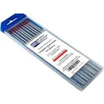 Midwest Tungsten Service TIG Welding Tungsten Electrodes 10-Pack (Grey - 2% Ceriated Tungsten (WC20/EWCe-2), 3/32")