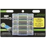 Schick Hydro Sense Sensitive Men's Razor Refills - 12 count