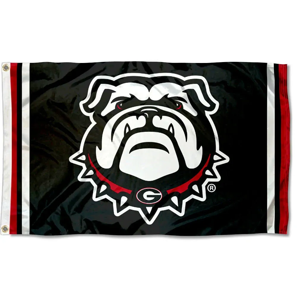 College Flags & Banners Co. Georgia Bulldogs Black Dawg Flag