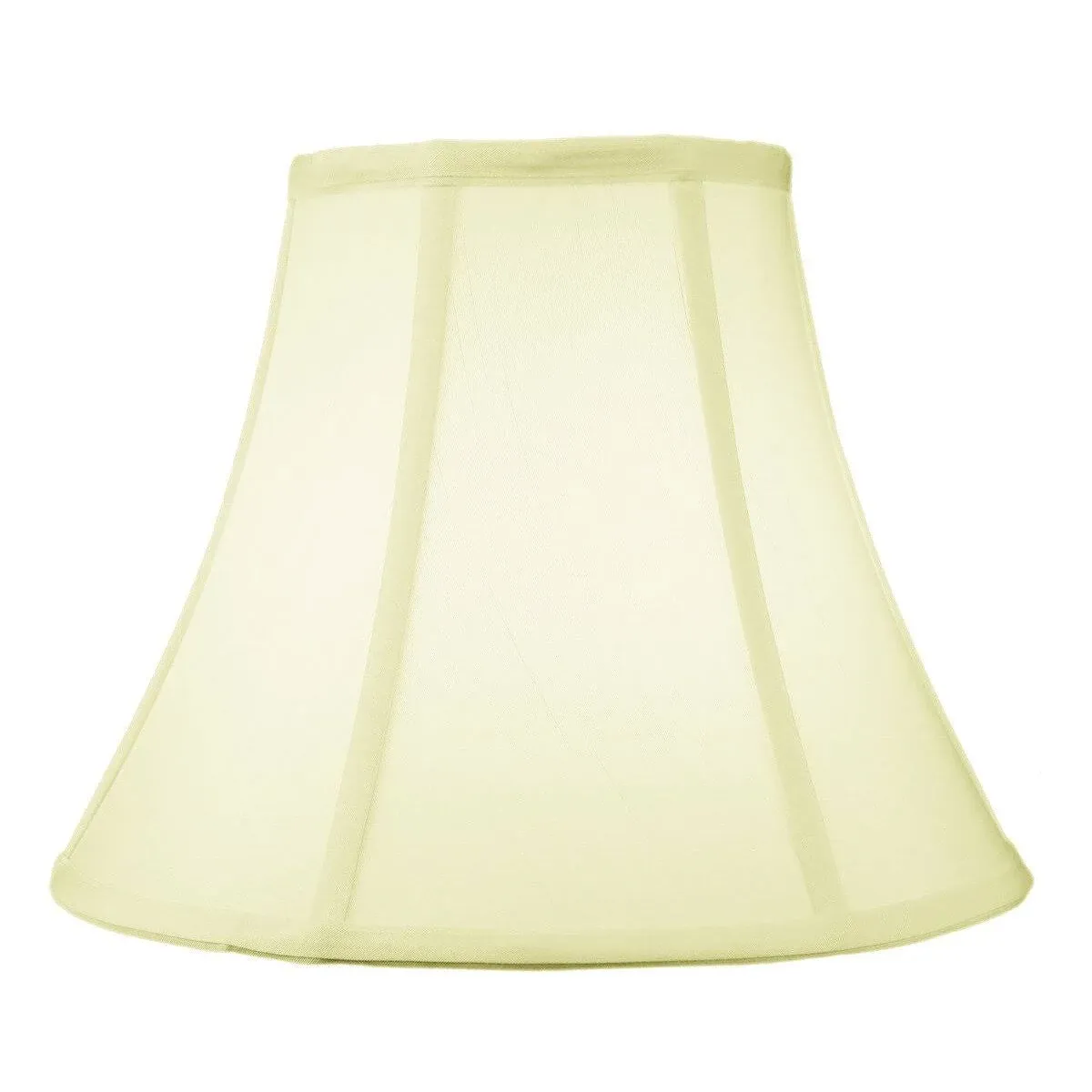 HomeConcept 6x12x9.5 Egg Shell Shantung Bell Lampshade