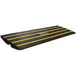 VEVOR Rubber Curb Ramp for Driveway 15T 1 Pack ZXDBLYPDGB148U6S1V0