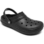 Crocs Kids Classic Lined Clog - Black