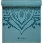 Gaiam Yoga Mat - Premium 6mm Print Extra Thick Non Slip Exercise & Fitness Mat for All Types of Yoga, Pilates & Floor Workouts (68"L x 24"W x 6mm Thick)