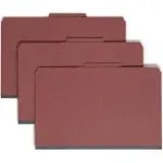 Smead SafeSHIELD Colored Classification Folder - Legal 8.5&#034; x 14&#034; 2/5