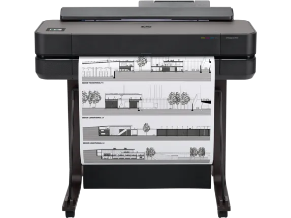 HP DesignJet T650 5HB08H#B1K Ethernet (RJ-45) / USB / Wi-Fi HP Thermal Inkjet 24-in Printer