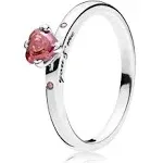 Pandora Moments Women's Sterling Silver You and Me Cubic Zirconia Ring