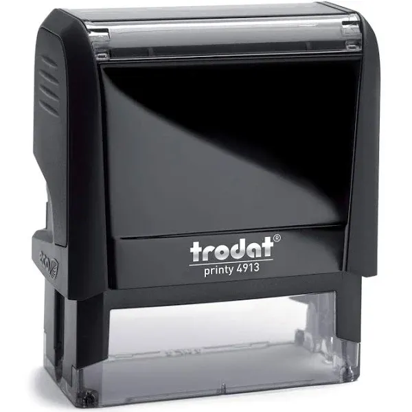 Personalized Self Inking Stamp with Name and Address Custom Stamp Rubber Stamp Trodat 4913 Self Ink Stamp