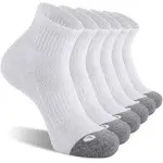 6 Pack Men&#039;s Ankle Socks Athletic Cushioned Sports Running Socks, Shoe Size 9...