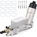 926-959 Upgraded Aluminum Engine Oil Filter Housing Cooler Kit Fit for... 