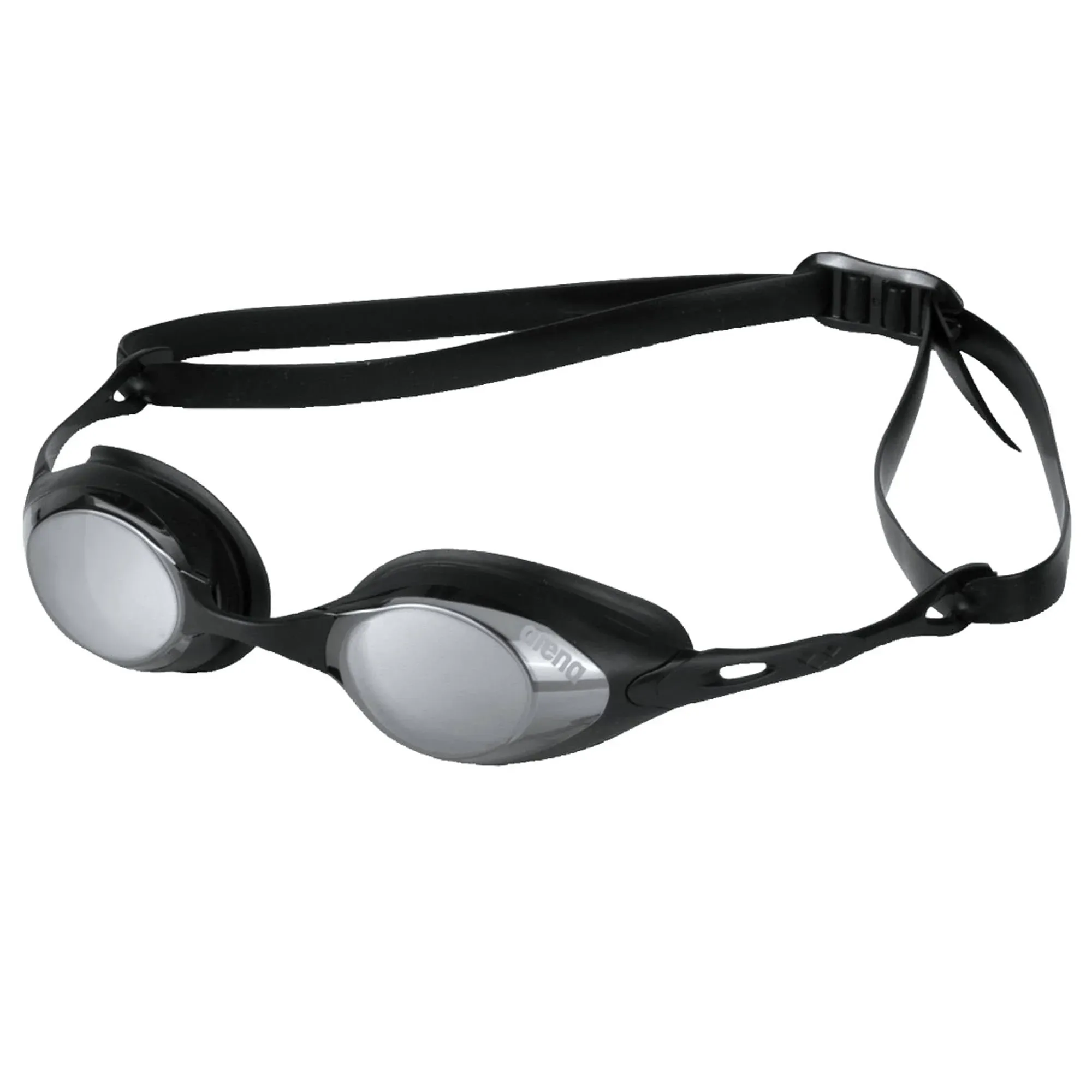 Arena Cobra Mirror Goggles - Smoke/Silver/Black