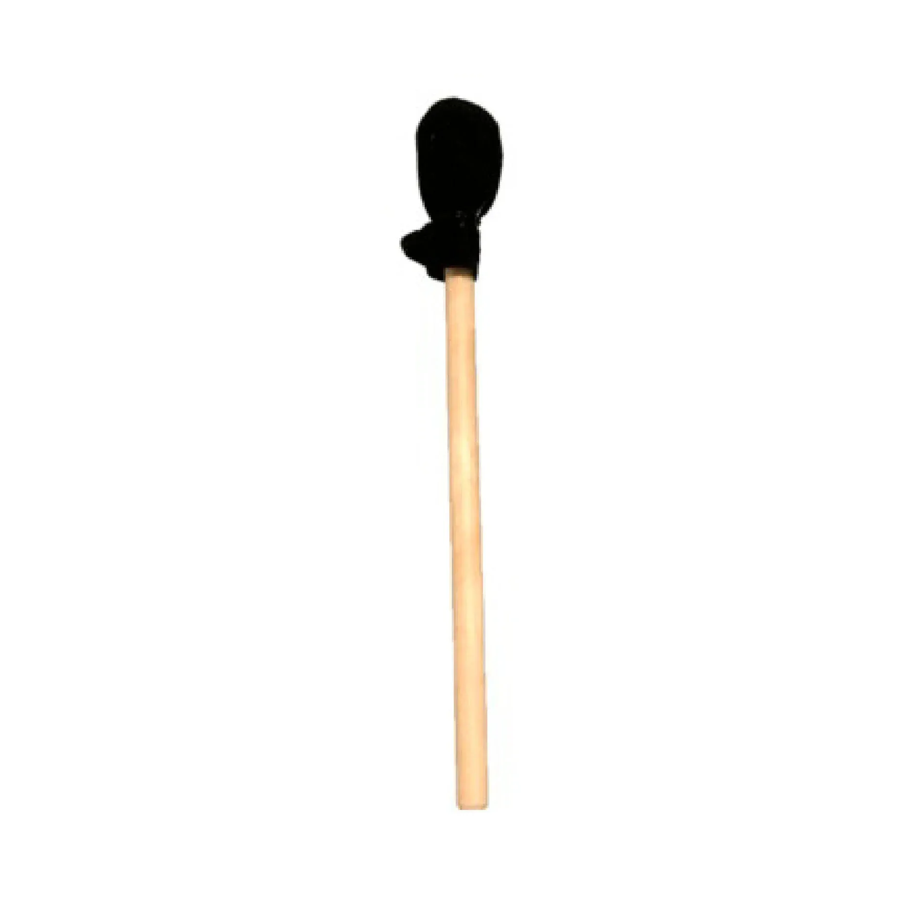 REMO Mallet, 1/2" x 12", Wood Handle, Foam Head, Soft Black Cover