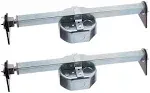 Westinghouse Lighting 0110000 Saf-T-Brace for Ceiling Fans, 3 Teeth, Twist and Lock - 2 Pack