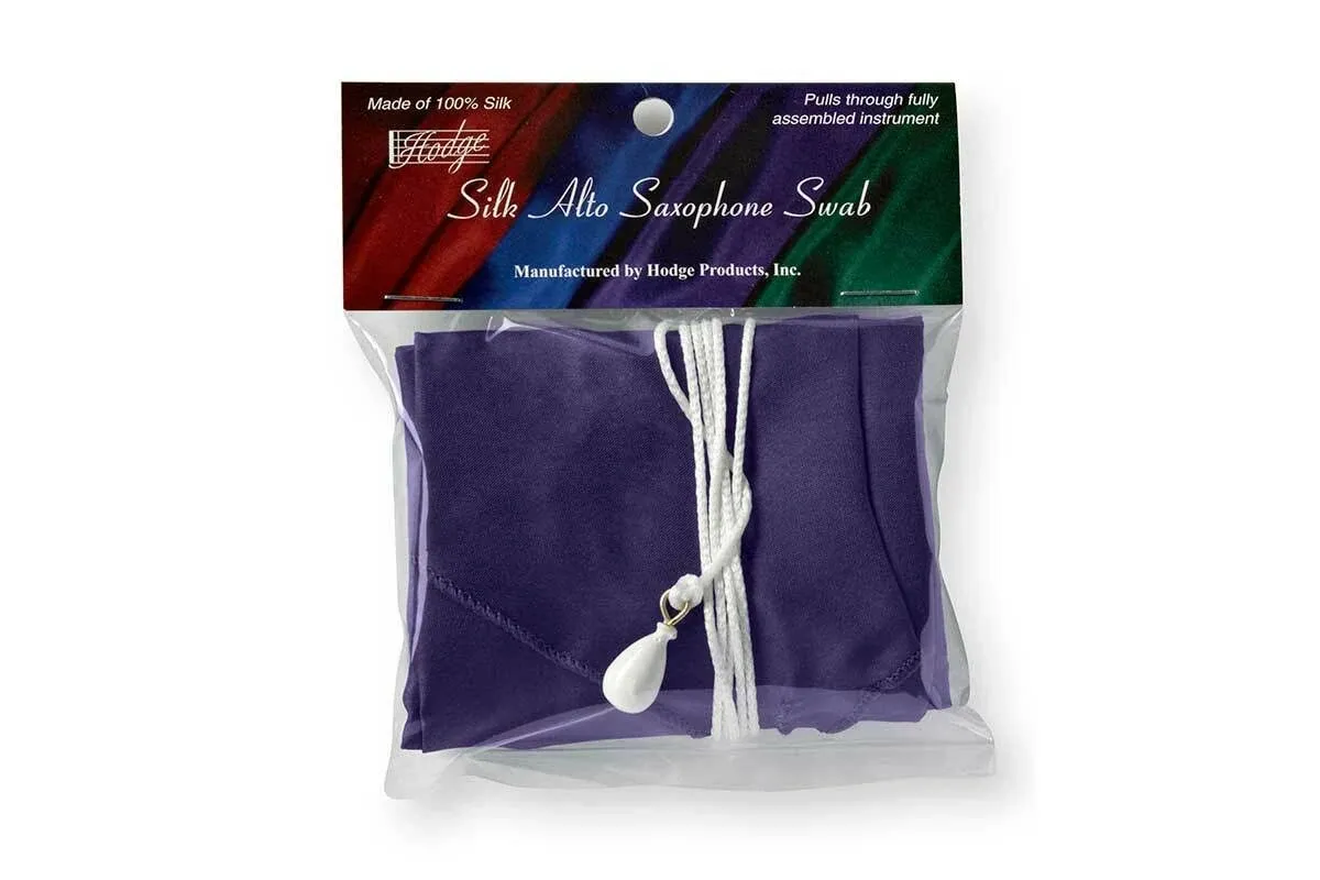 Hodge Silk Alto Saxophone Swab - Purple