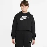 Black Friday Nike Sportswear Kapuzensweatshirt »Club Big Kids' (Girls') French Terry Cropped Hoodie« | BAUR