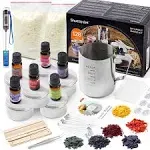 Candle Making Kit DIY Candle Making Supplies with Candle Jars Soy Wax Candle ...