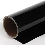 651 Black Permanent Vinyl Roll 12&#034; x 15 Feet