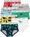 Carter's Toddler Boys 7 Pack Briefs, 2-3 , Green