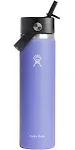 Hydro Flask 24oz Wide Mouth Flex Straw Cap Lupine