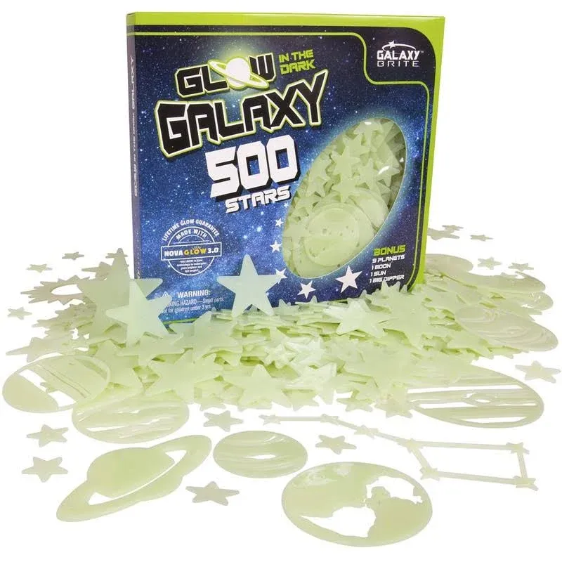 Glow in the dark stars for ceiling, 500-count