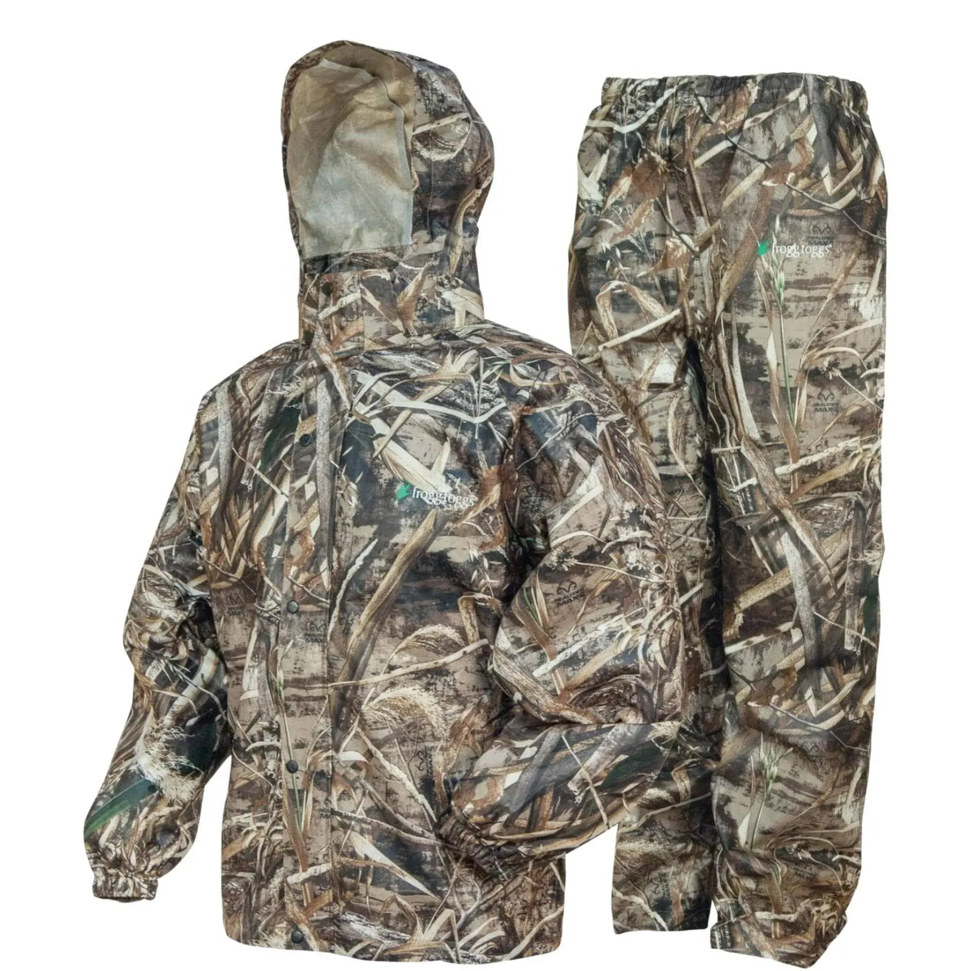 Frogg Toggs Youth Mossy Oak Bottomland Polly Woggs Waterproof Rain Suit