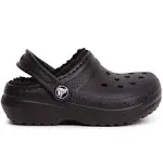 Crocs Kids Classic Lined Clog - Black