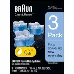 Braun Clean & Renew Refill Cartridges 6 Pack