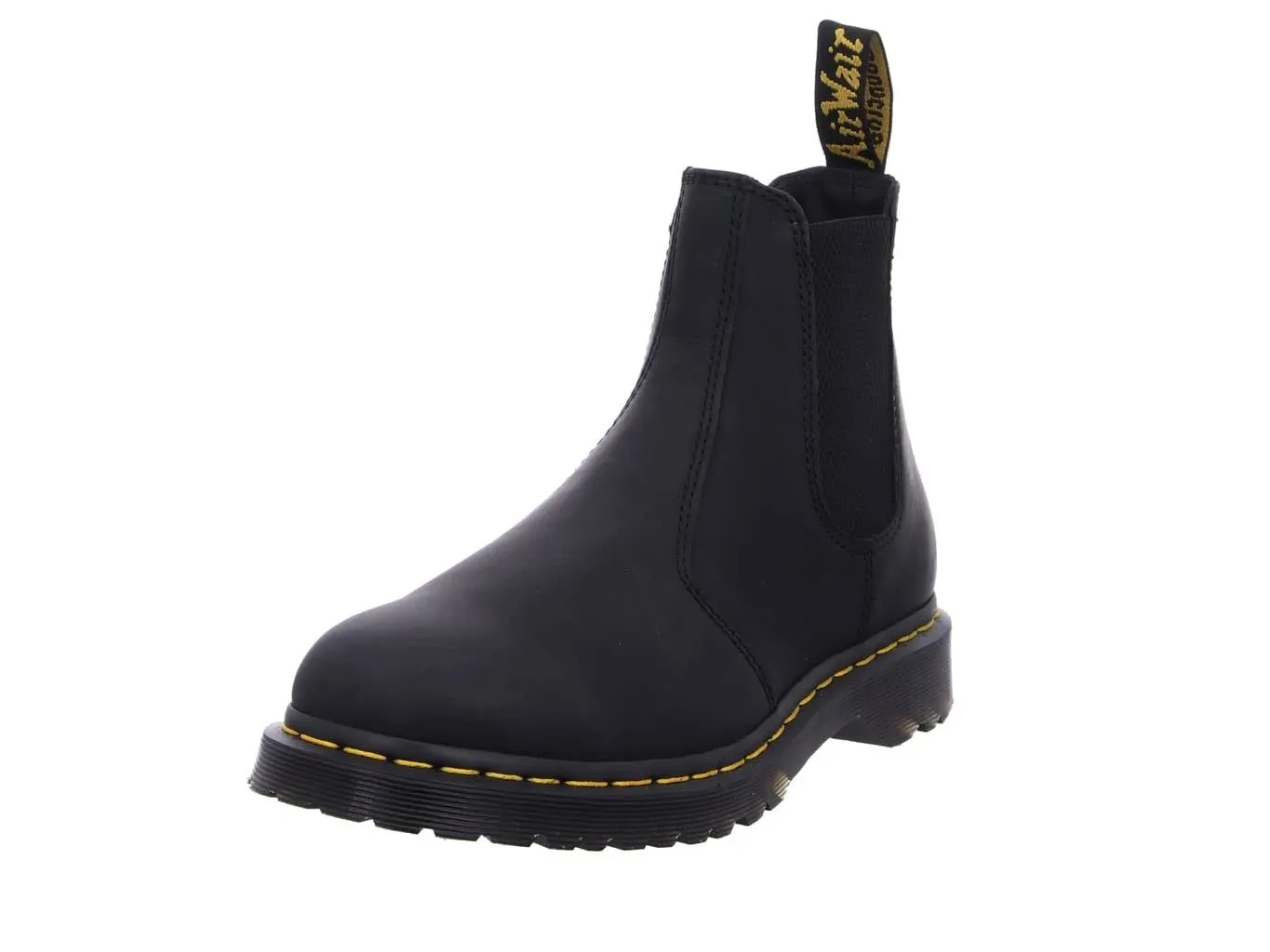 Dr. Martens Unisex 2976 Chelsea Boot - Waxed Full Grain - Men's Size 7 - Black New