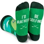 I'd Rather Be Golfing Socks | Unisex Green / Os | Lavley