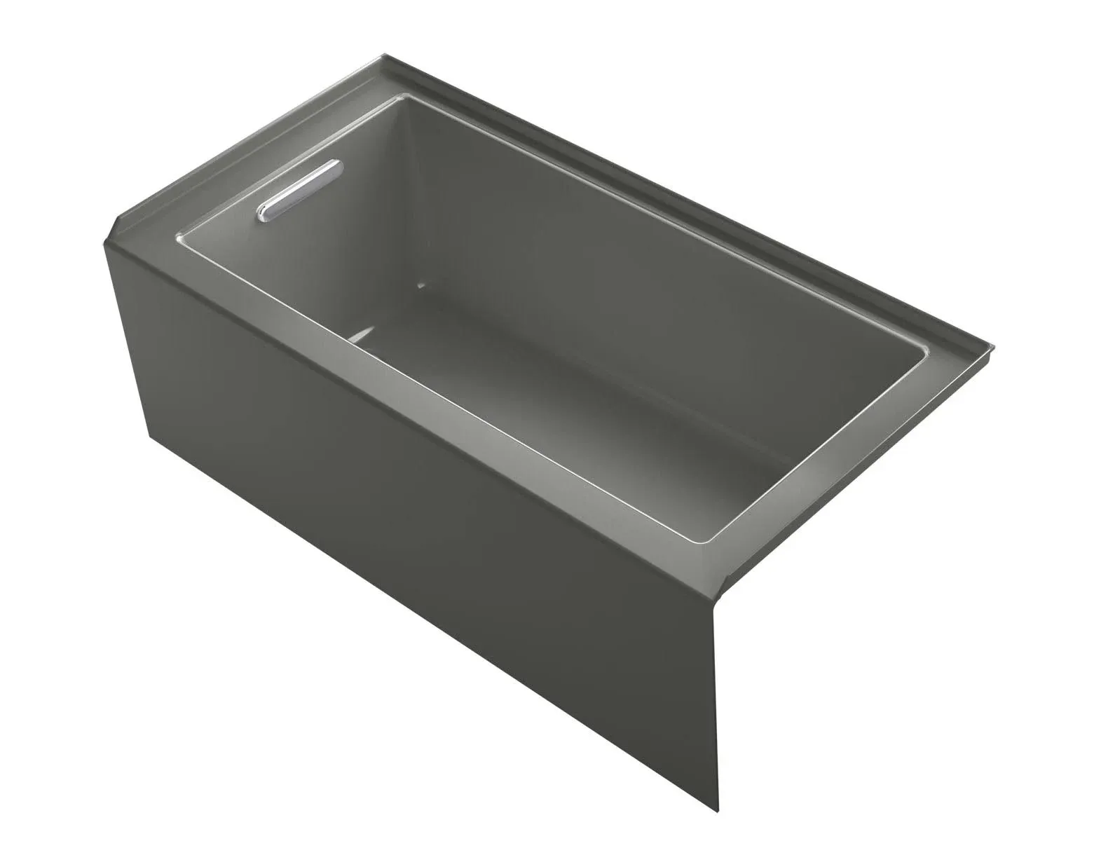 Kohler K-1956-LA Underscore 60" x 30" Alcove Bath, Left Drain - Thunder Grey