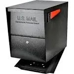 Mail Boss Post-Mount W/ High Security Reinforced Locking System Black