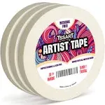 3 Pack White Artist Tape - Masking Artists Tape for Drafting Art Watercolor P...