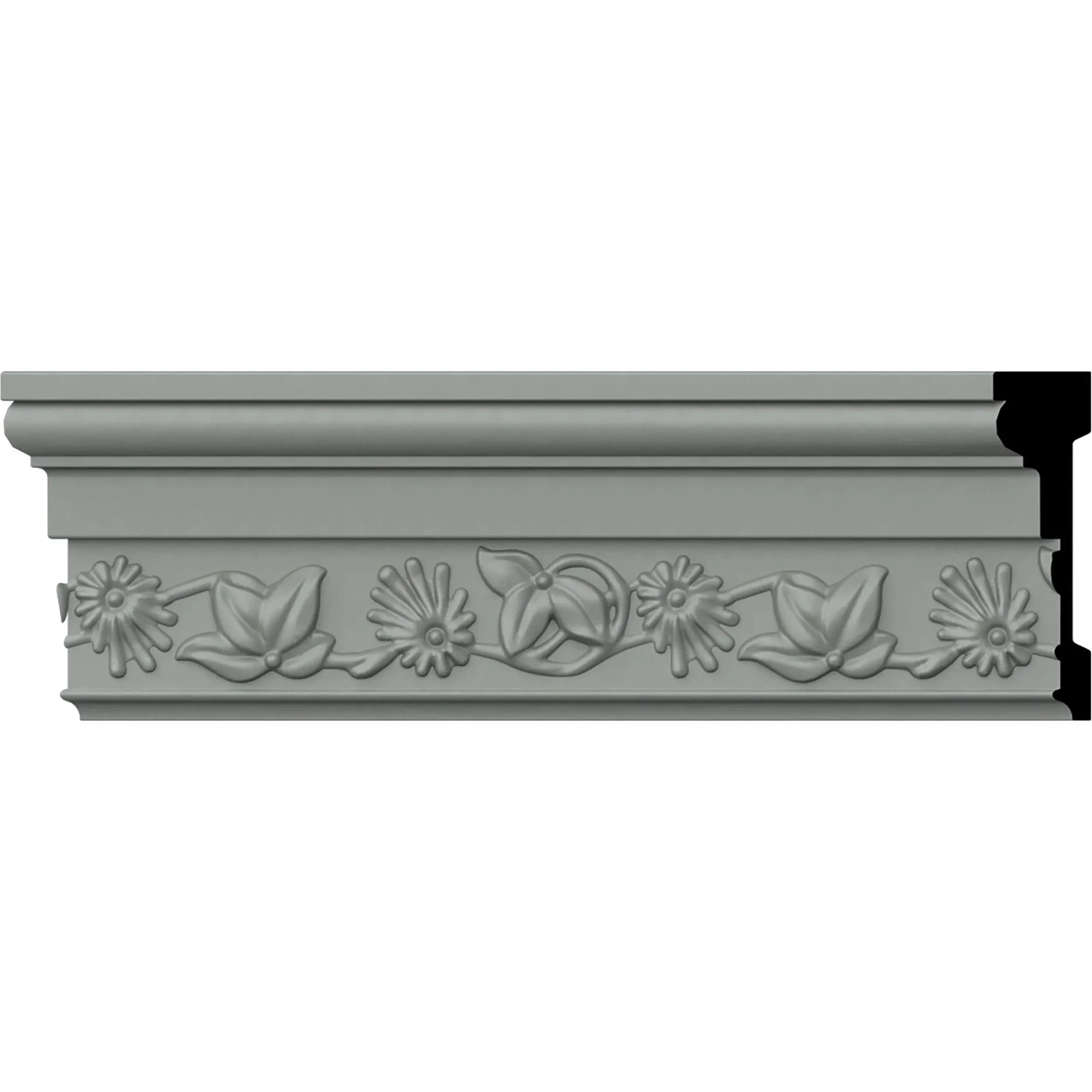 4"x1 1/8"Px96" Dylan Spring Chair Rail, 1 1/8"P x 4"H 96"L - Traditional - Molding And Trim - by Ekena Millwork | Houzz