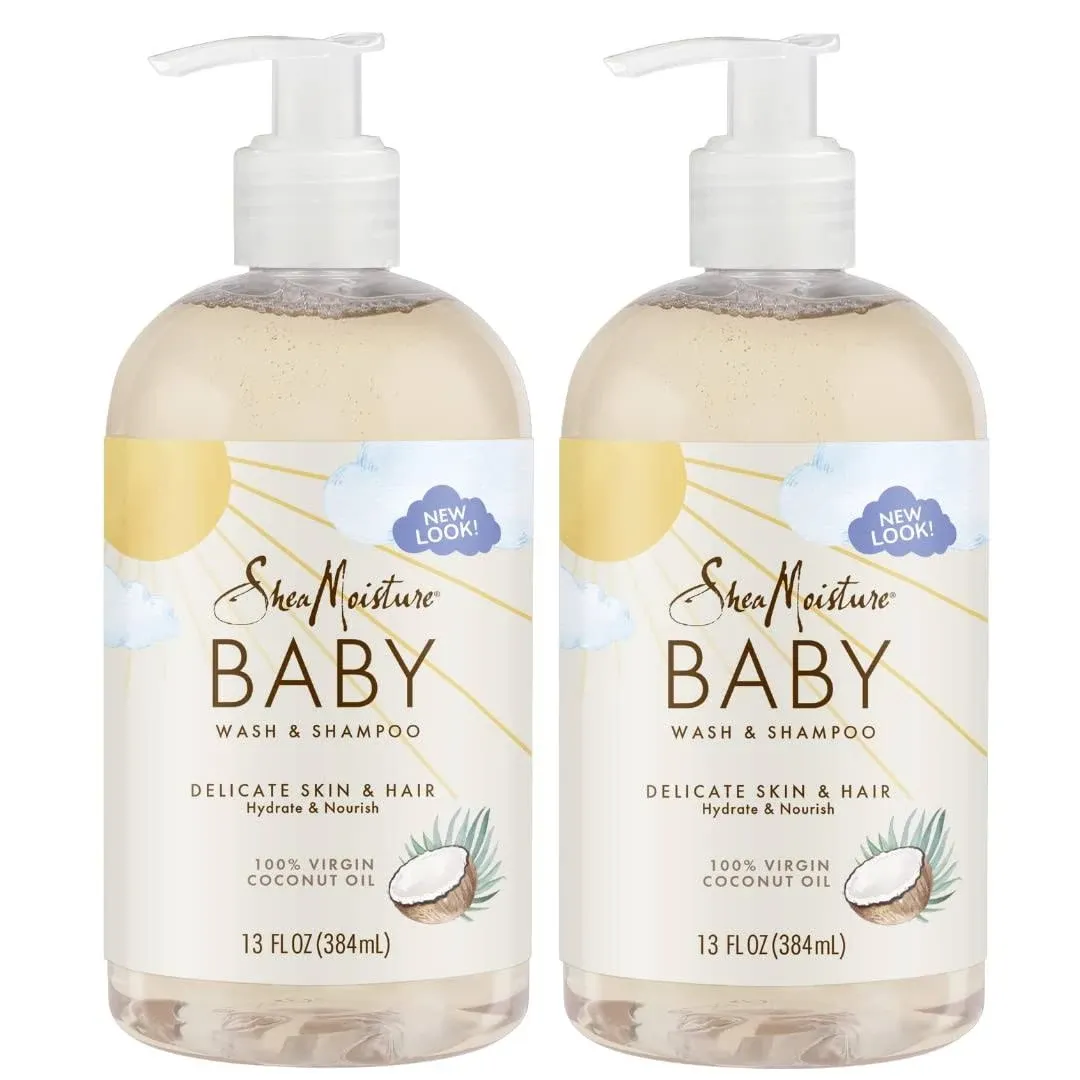 Shea Moisture 100% Virgin Coconut Oil Baby Wash & Shampoo