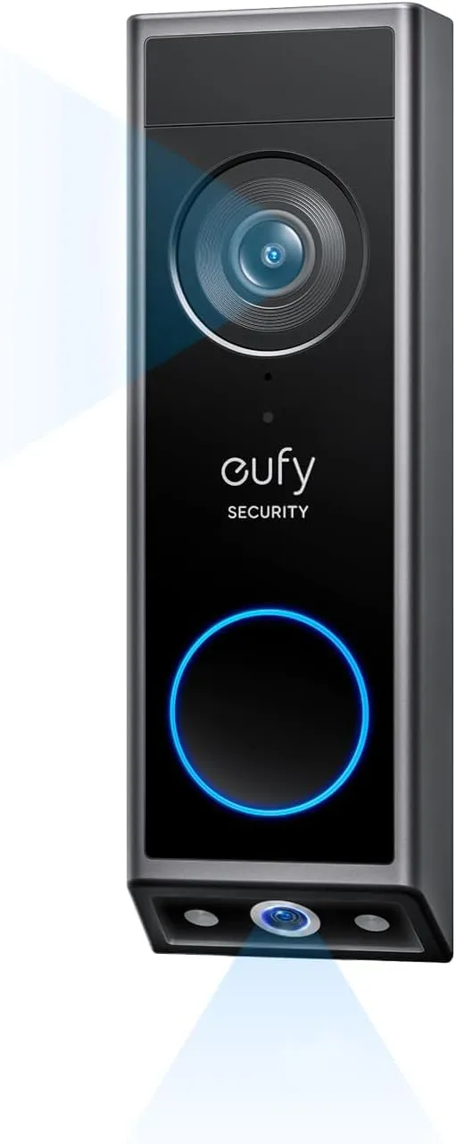 Eufy Videodeurbel E340 BeveiligingscameraBuiten; 2k resolutie; WiFi-connectiviteit; Werkt op batterijen