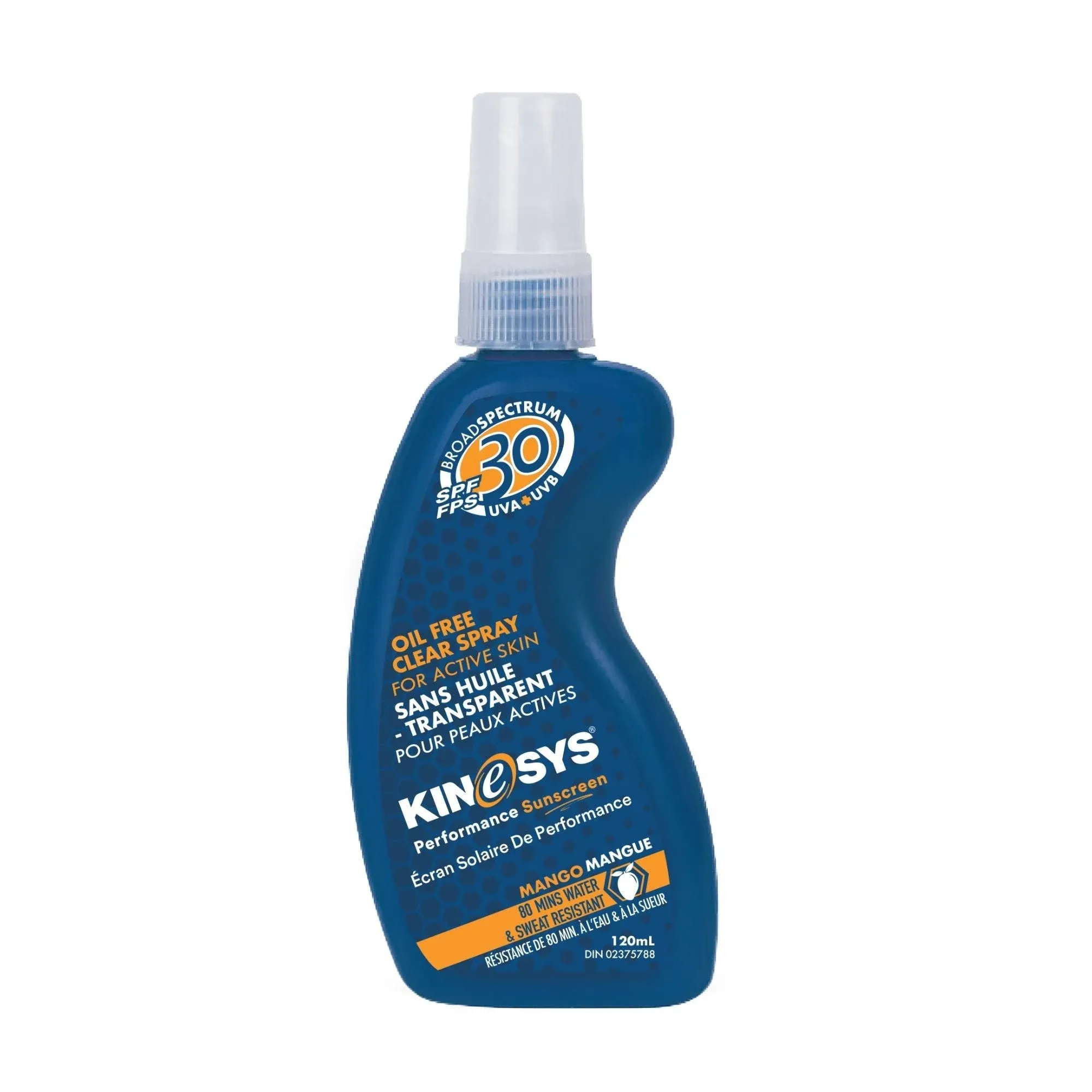 KINeSYS SPF 30 Mango Spray Sunscreen 120ml